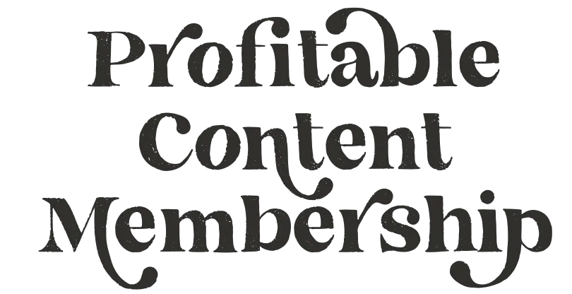 iVORY MIX Proffitable content membership logo. a membership for content creators that provides templates and stock photography