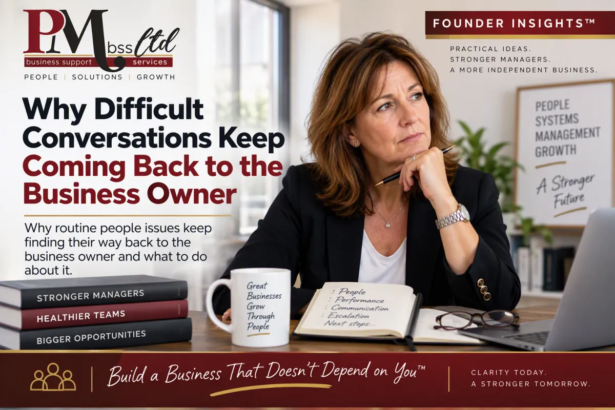 Why Difficult Conversations Keep Coming Back to the Business Owner