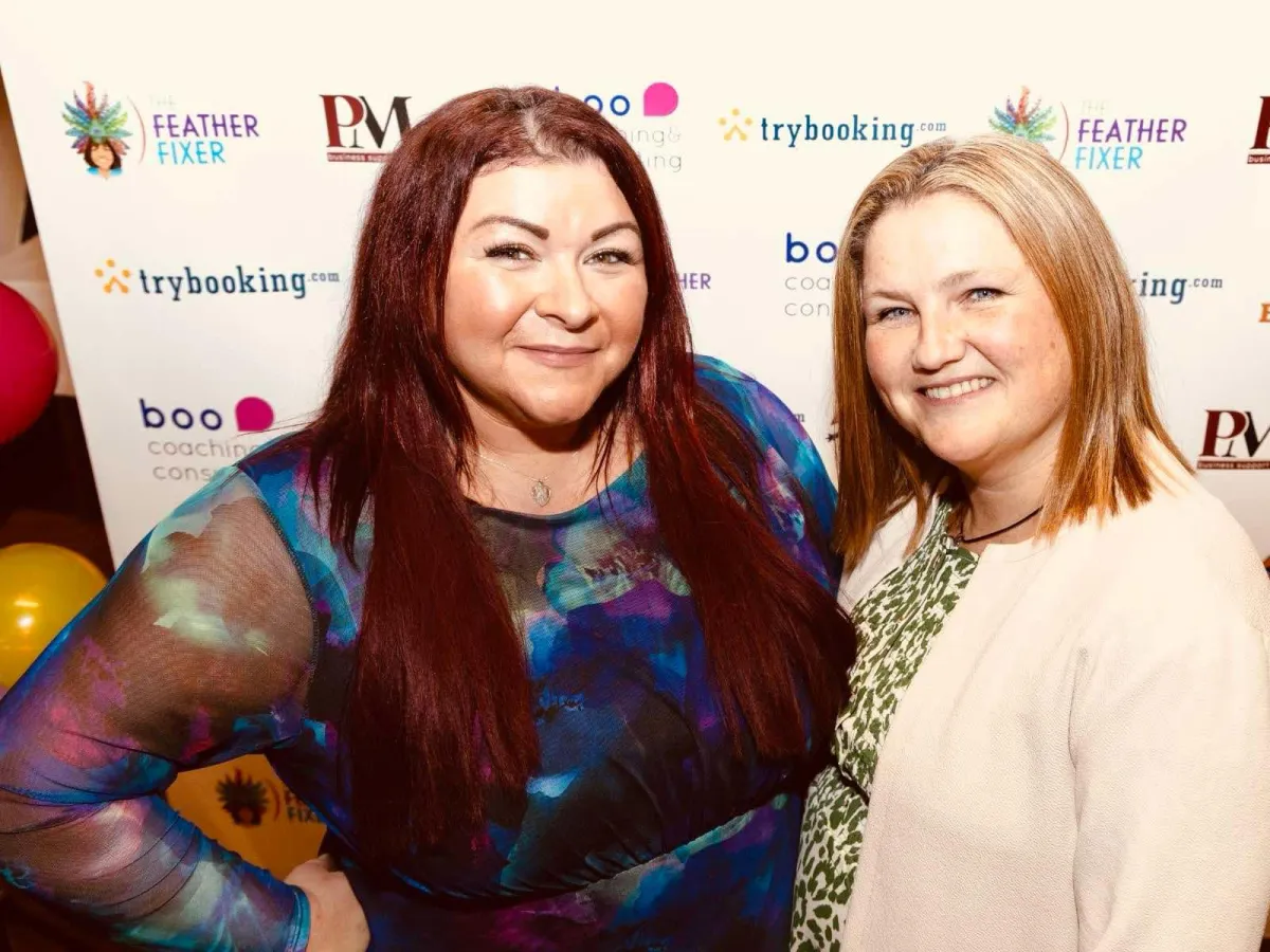 Pam with Martina Witter at a CIPD event