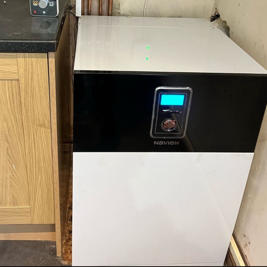 navien floor standing oil boiler installation