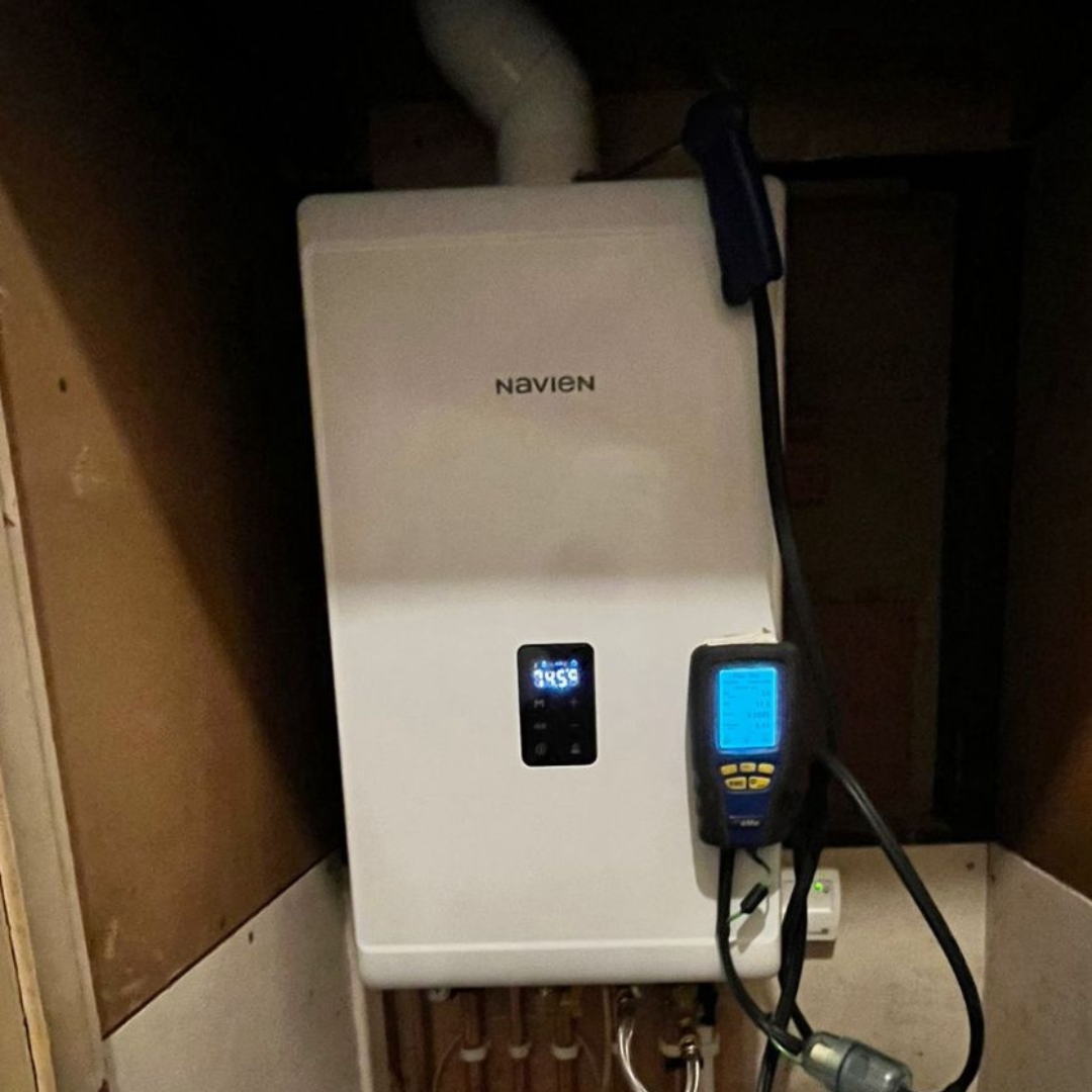 navien boiler install wall mounted