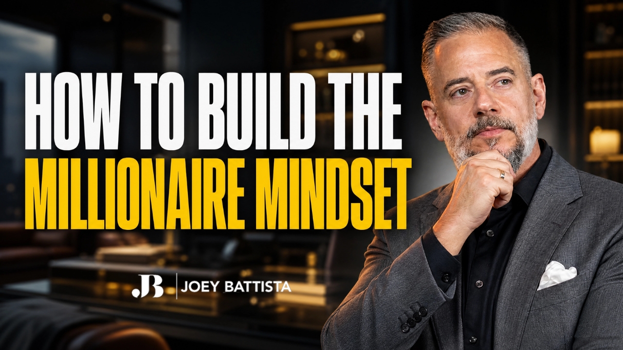 Joey Battista discussing how to build a leadership mindset for long term success