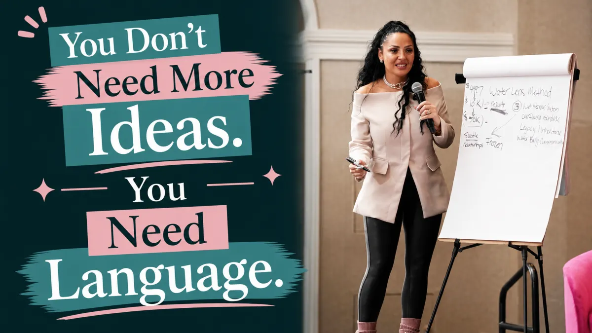 "You Did Not Just Give Me Ideas. You Gave Me Language." — What an Iconic Brand Build Actually Is
