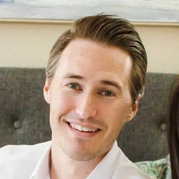 Young, professional man with brown hair
