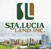 Logo of Sta. Lucia Land Inc., the developer of The Lake at St. Charbel, known for creating high-quality, thriving residential communities across the Philippines.