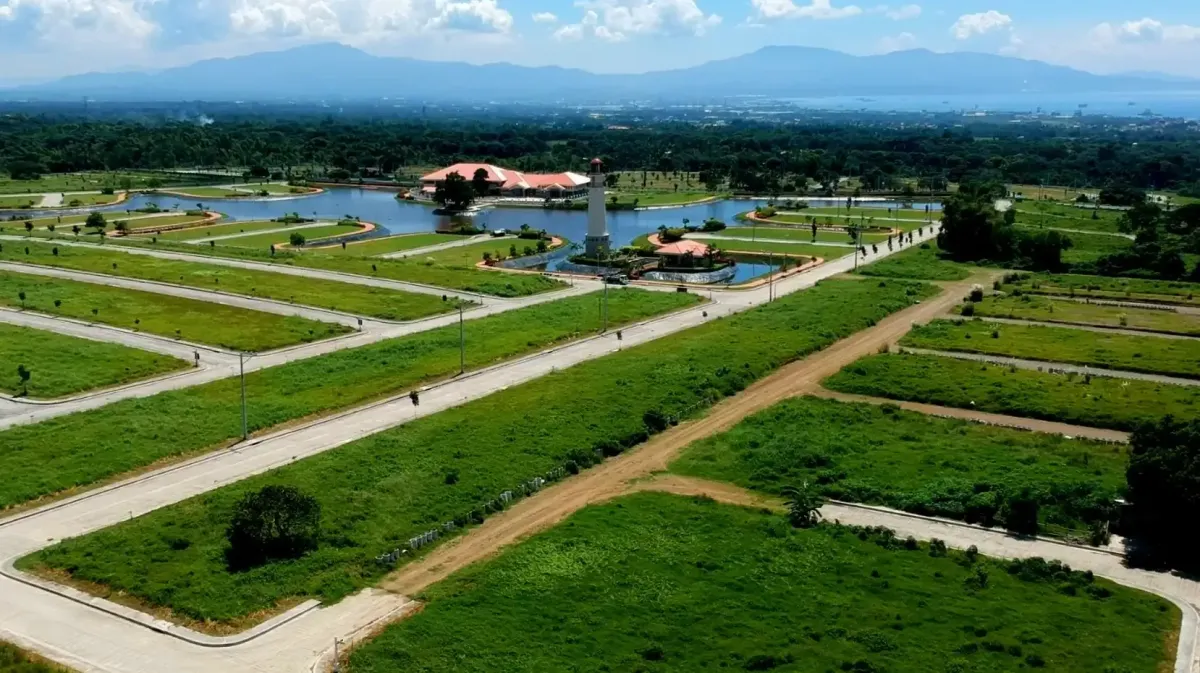 Aerial view of the Lots for Sale in Catalina Lake Residences Bauan Batangas,