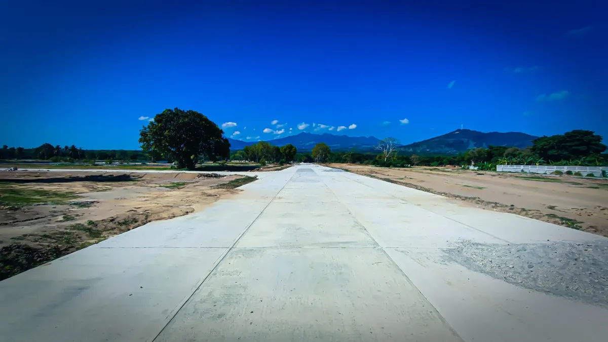 Wide Main Road at Catalina Lake Residences Orion Bataan overlooking Mt. Samat