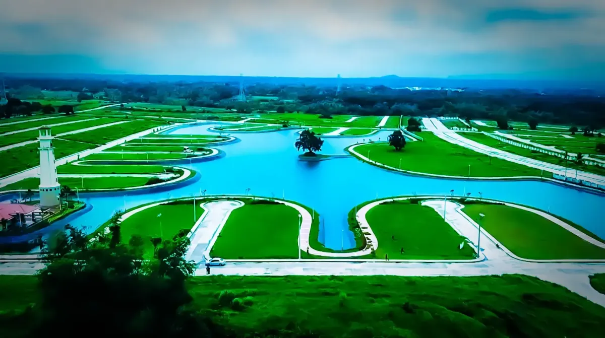 An Aerial view of the Lake at Catalina Lake Residences Orion Bataan