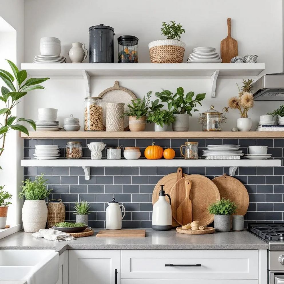 Open Shelving Ideas for Stylish Kitchen Storage
