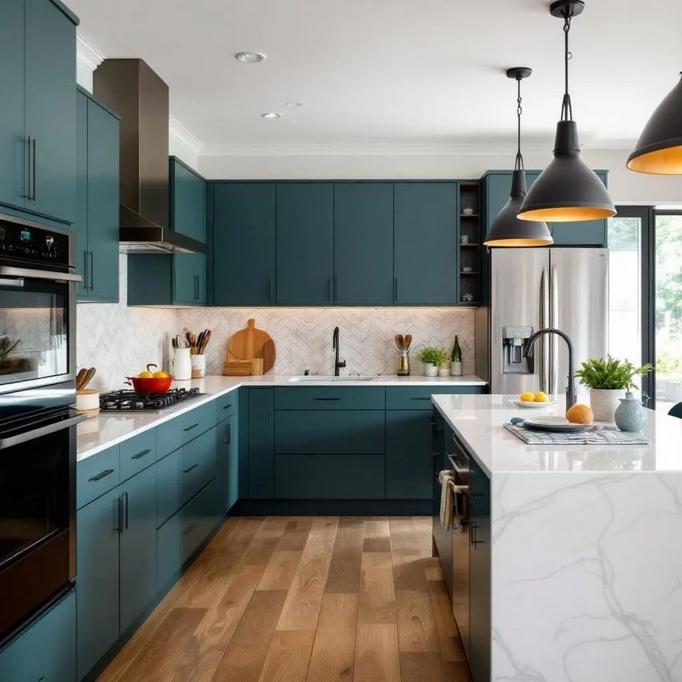 match countertops and floors
