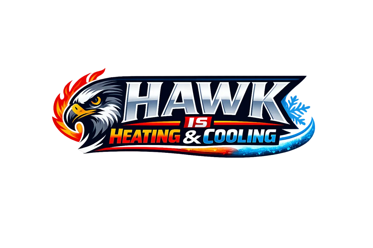 Hawk is Heating and Cooling logo