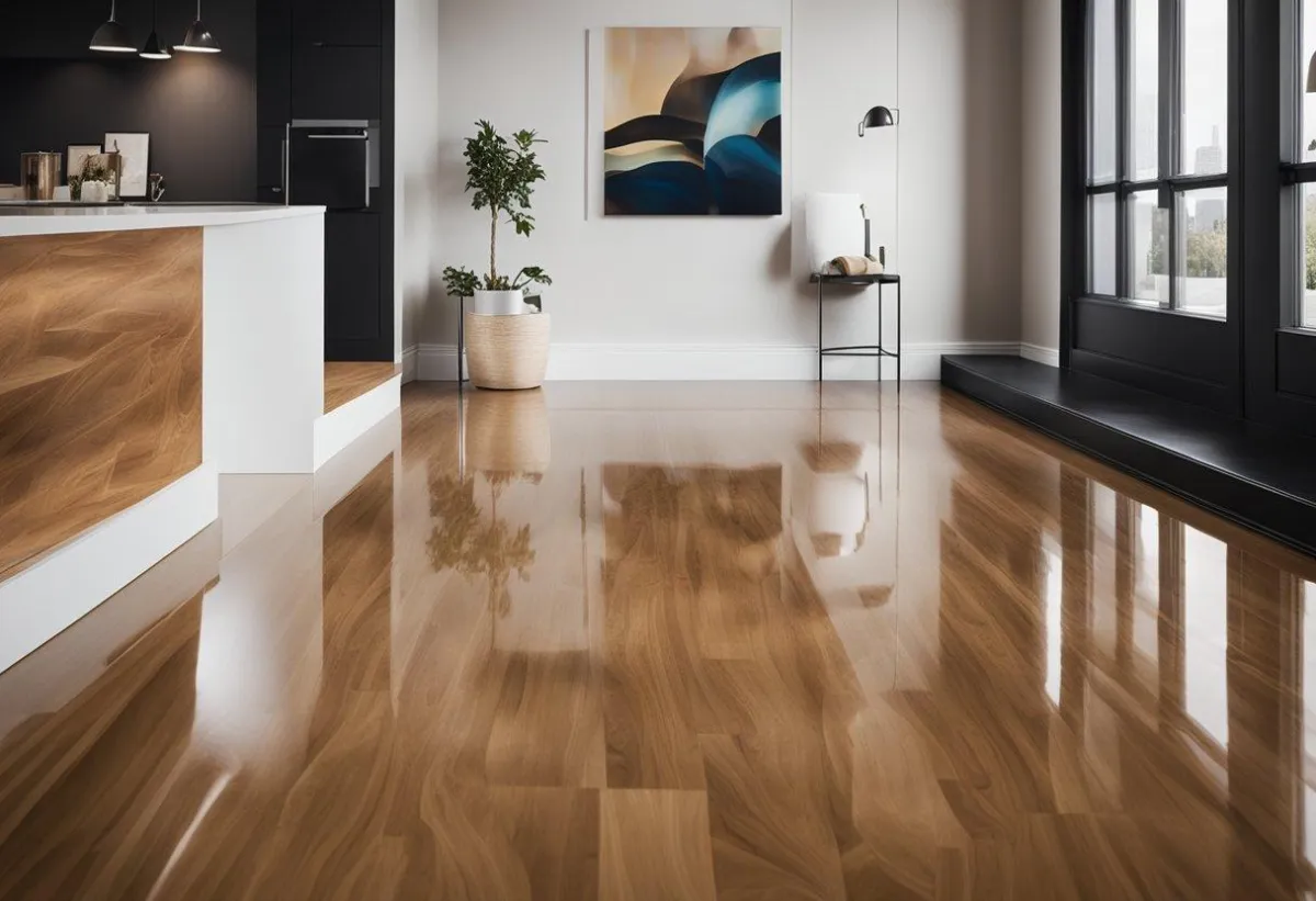 Plancher époxy bois à Brossard, QC : Solution durable pour votre intérieur