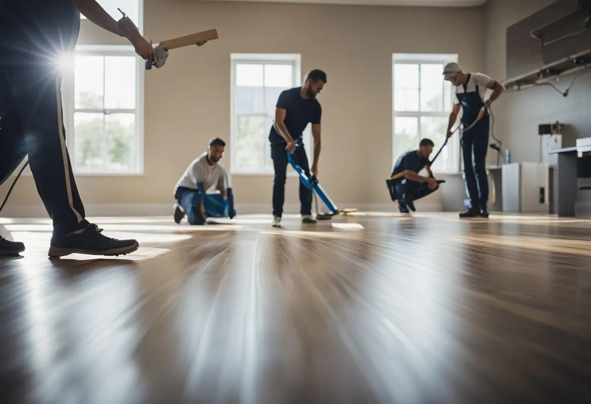 Étapes d'instaLe processus d'installation à Longueuilllation d'un plancher époxy à Longueuil