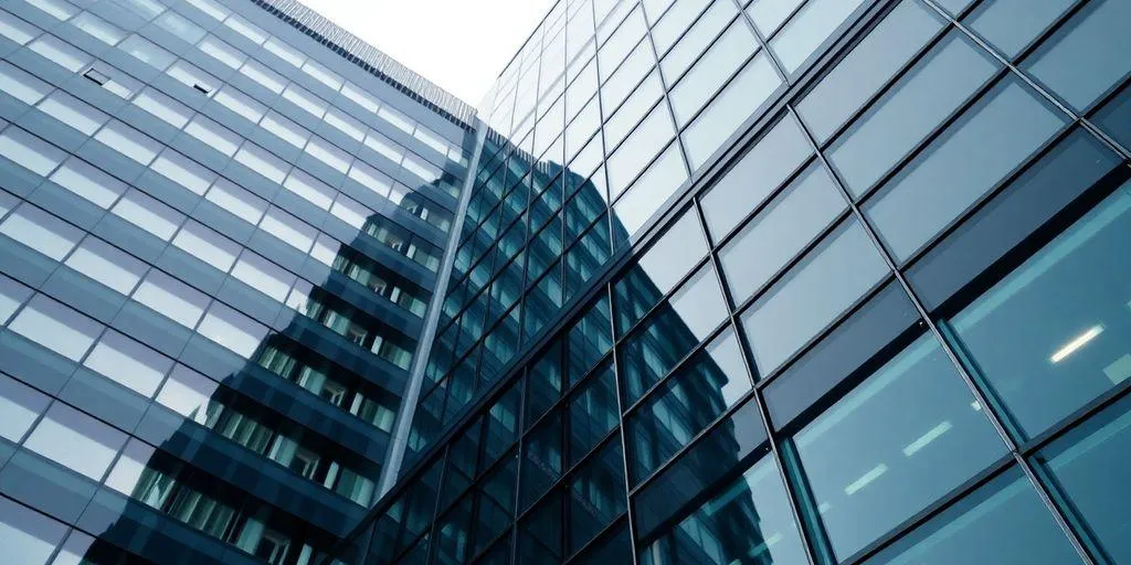 Bâtiment de bureau moderne au Québec.