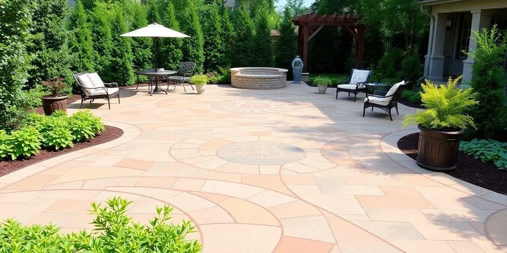 Installation Process for Stamped Concrete Patios & Walkways