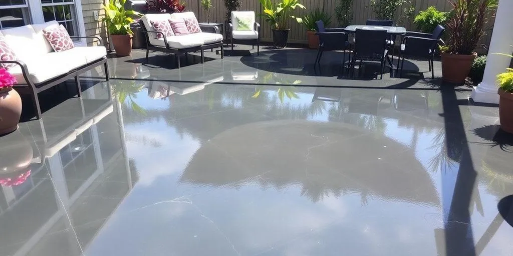 Les Avantages d'un Plancher Époxy pour Votre Patio