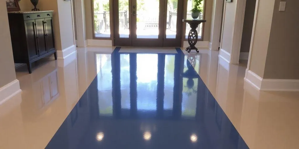Les Avantages d'un Plancher Époxy pour Votre Entrée