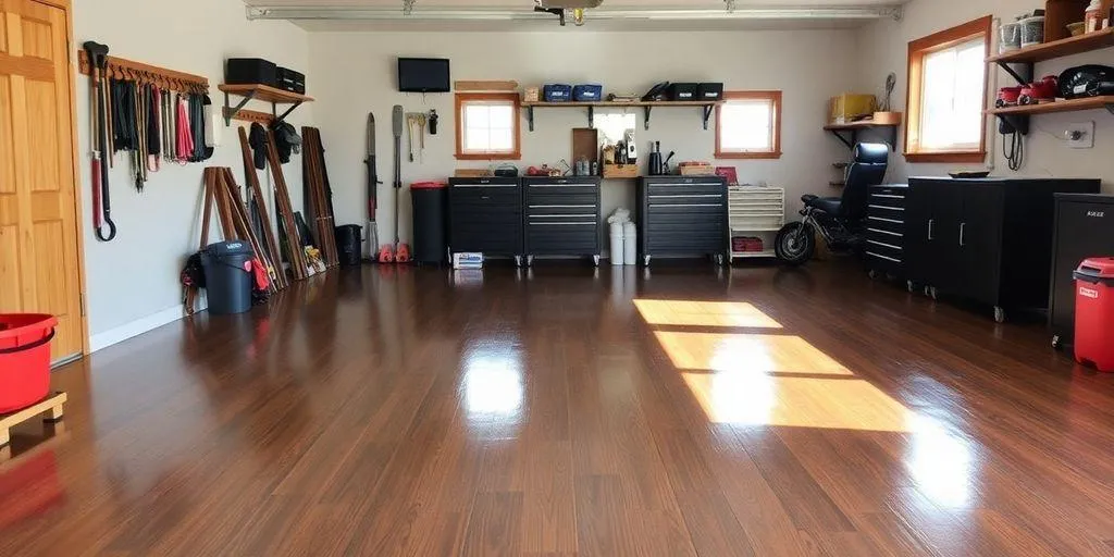 Comment Installer un Plancher Époxy Bois dans Votre Garage