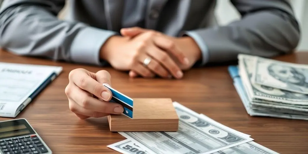 Personne réfléchissant aux options financières avec une carte
