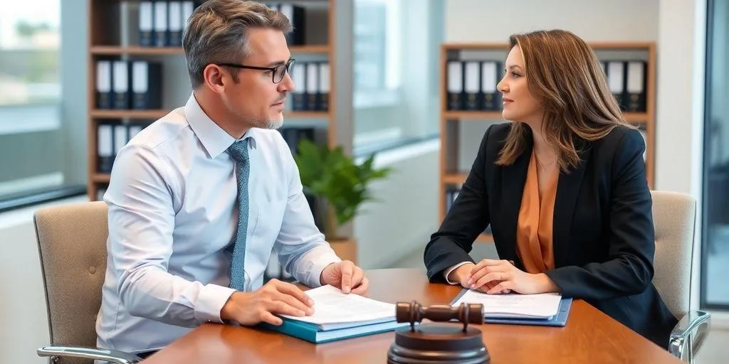 Avocat en droit de la famille à Montréal avec un client