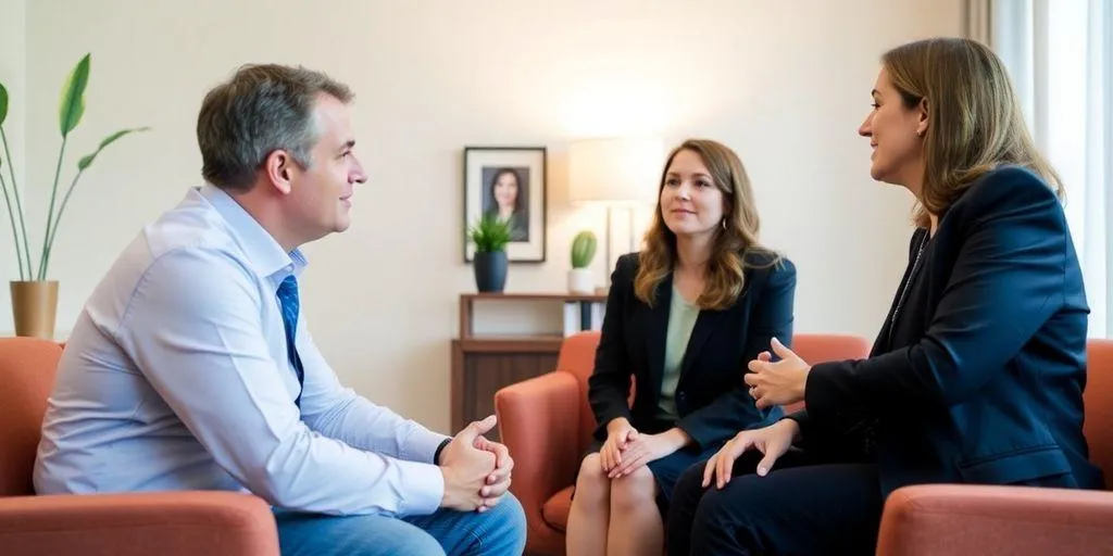 Avocat e droit de la famille avec un couple