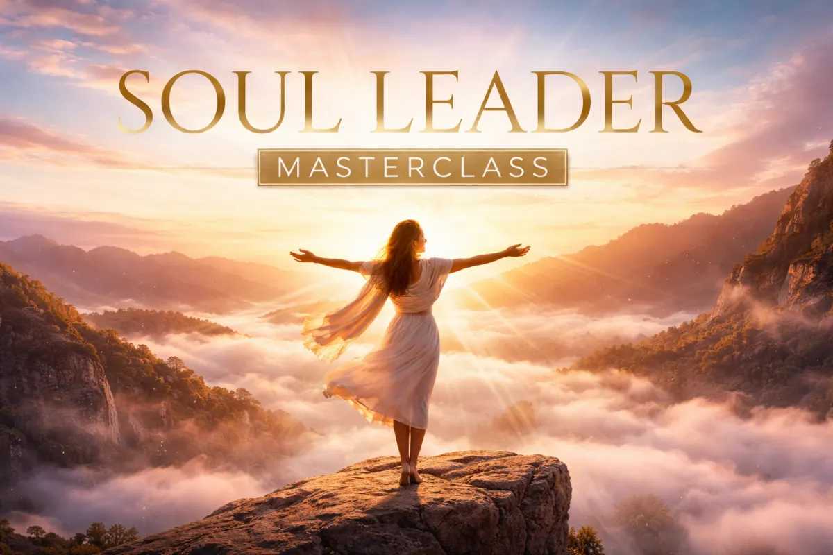 A serene yoga studio with large windows, natural light streaming in, and a diverse group of adults in relaxed yoga poses on mats. The background features lush green plants and minimalistic decor, evoking tranquility and focus.