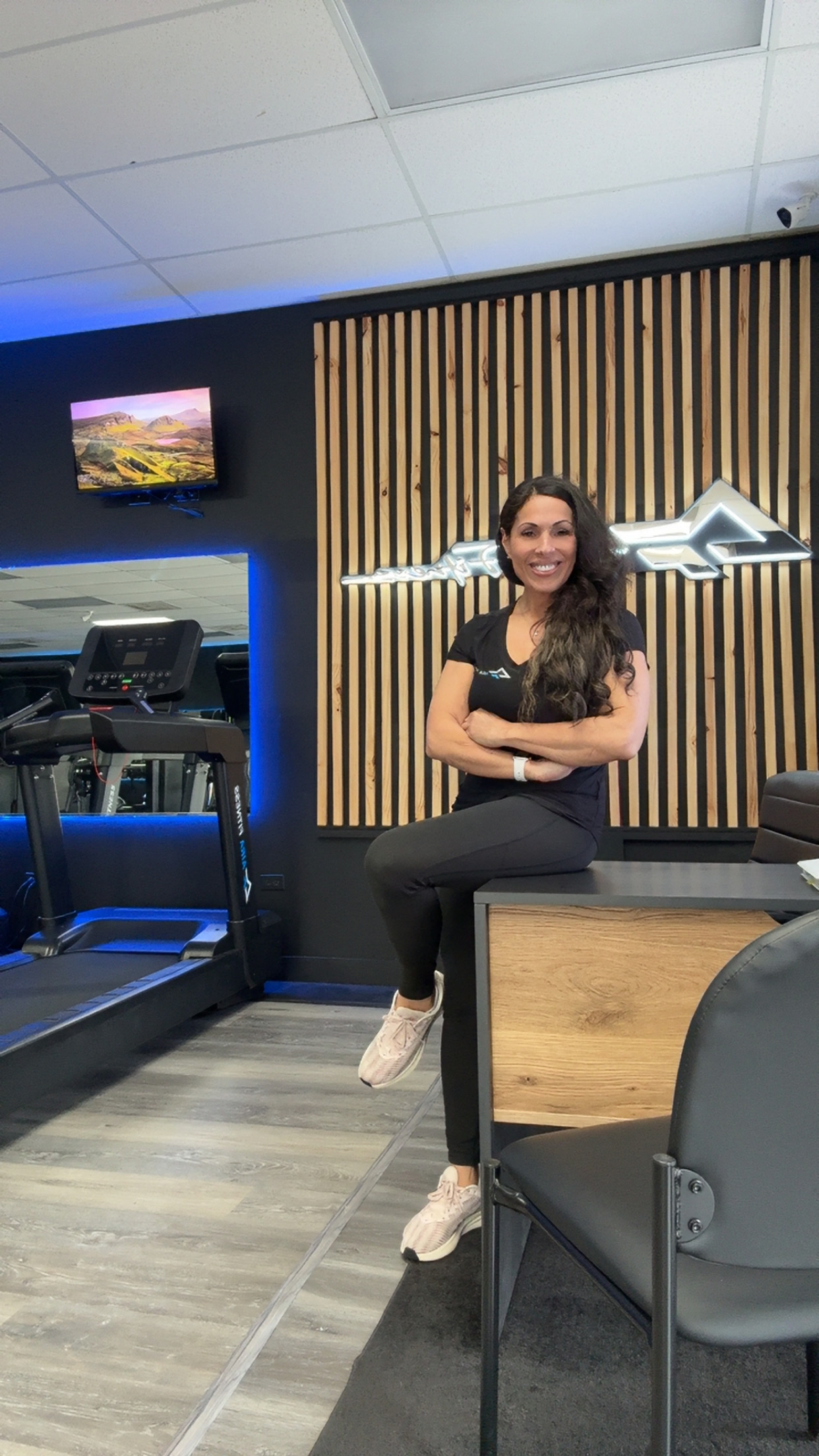 Modern, clean Aira Fitness studio interior in Canada