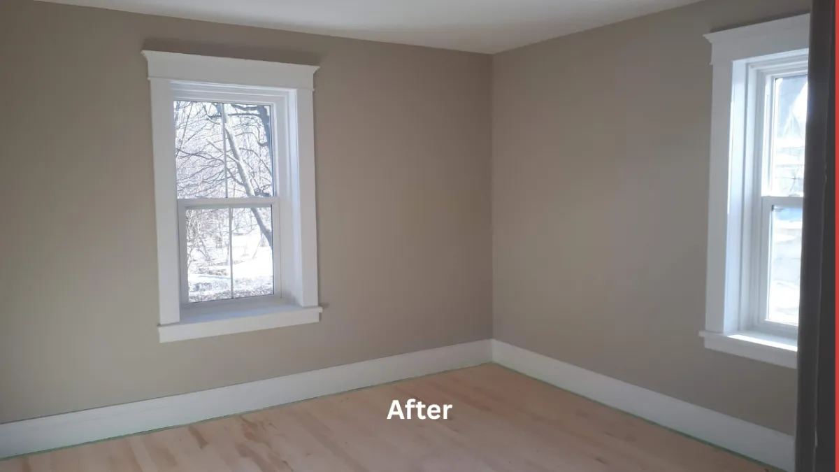 The after picture of the interior house I painted in Williamstown