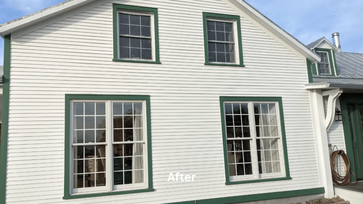 The after picture of the exterior house I painted in Williamstown