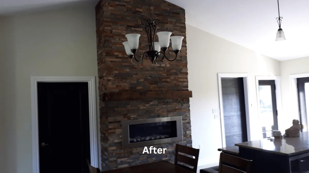 a after picture of an interior painting in Bainsville, Ontario 