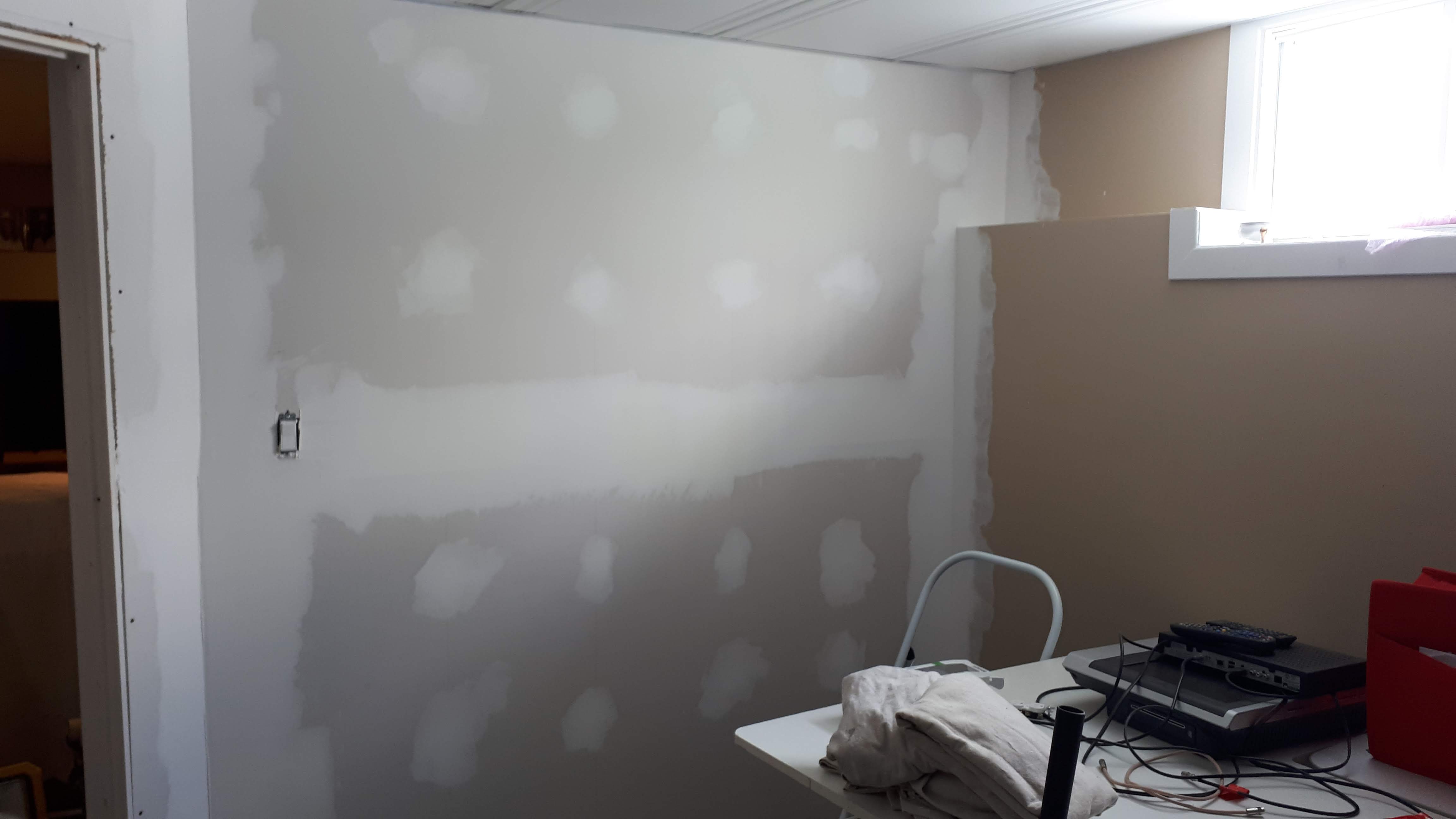 Reinforce and Install New Drywall