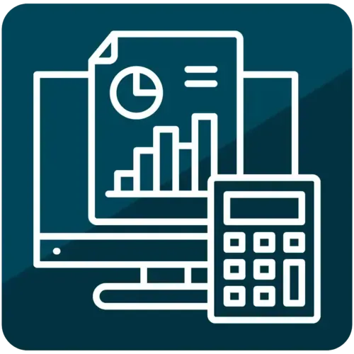 Accounting software dashboard