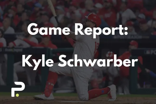 Kyle Schwarbers Game Report 10/02/2025
