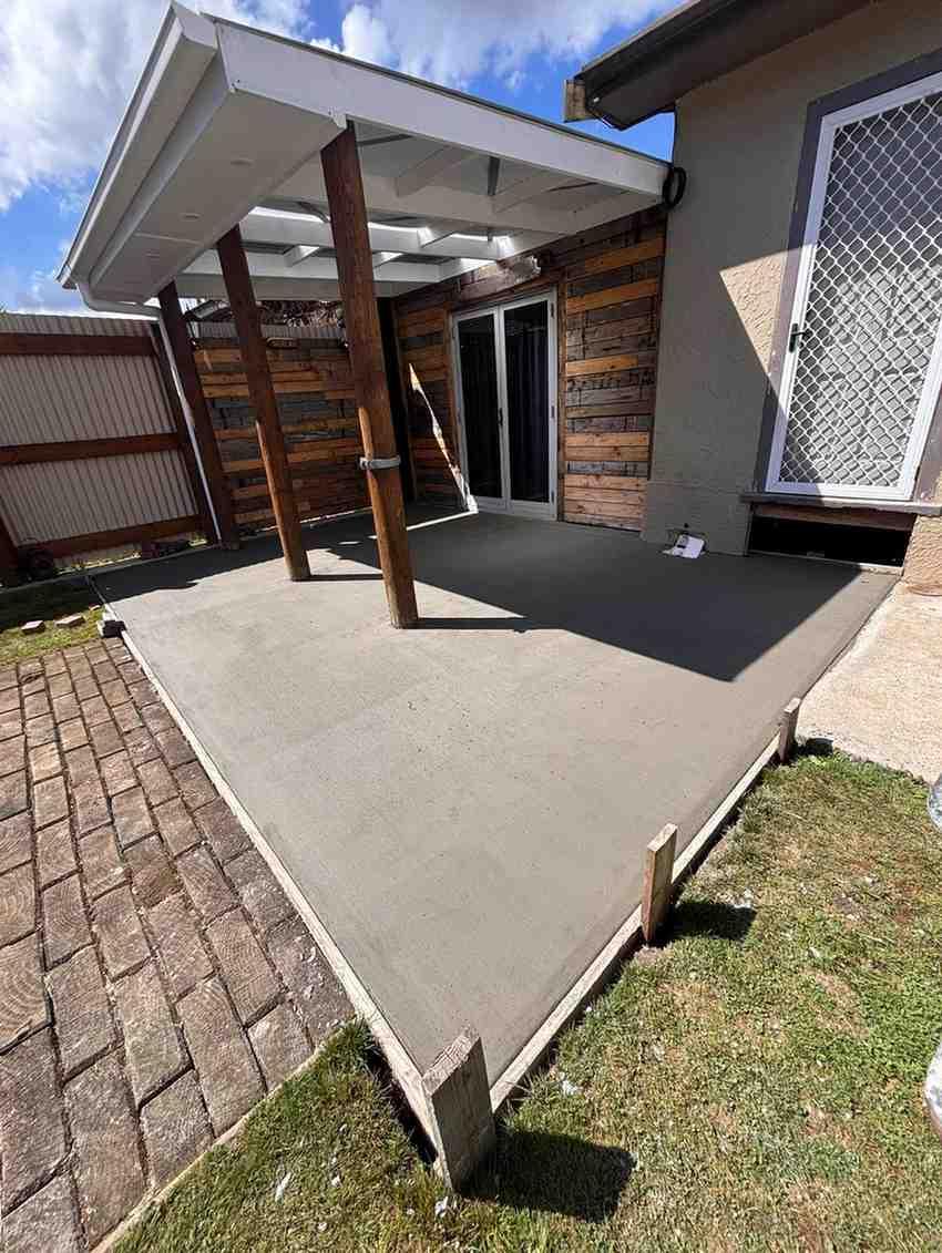 New concrete house pad construction Rotorua