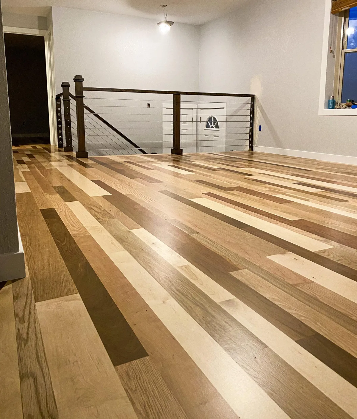 Austin Precision Flooring install vinyl flooring in living room