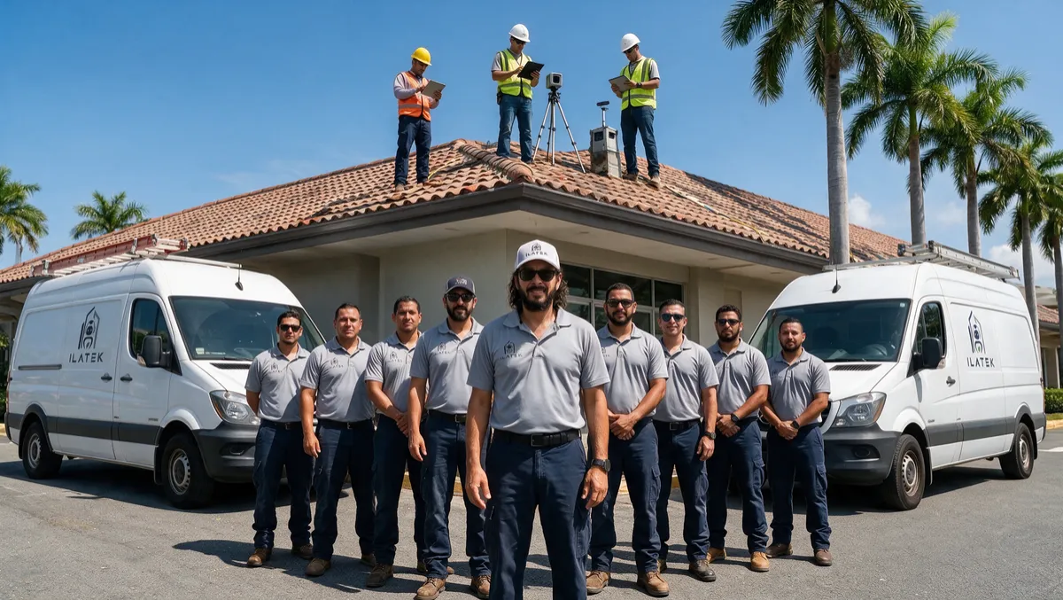 Reparación de techo de teja — Aguada, Puerto Rico
