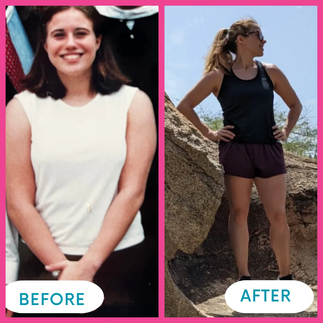 Sarah Biederman's Before and After with FitwithNirity.com