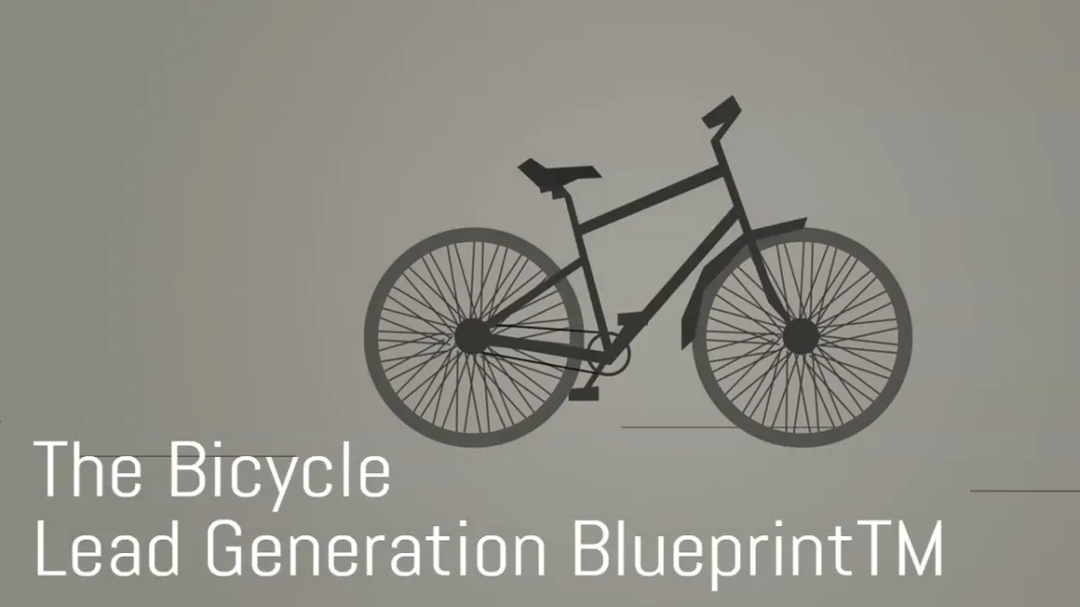 Thumbnail image of a bicycle for The Bicycle Lead Generation Blueprint