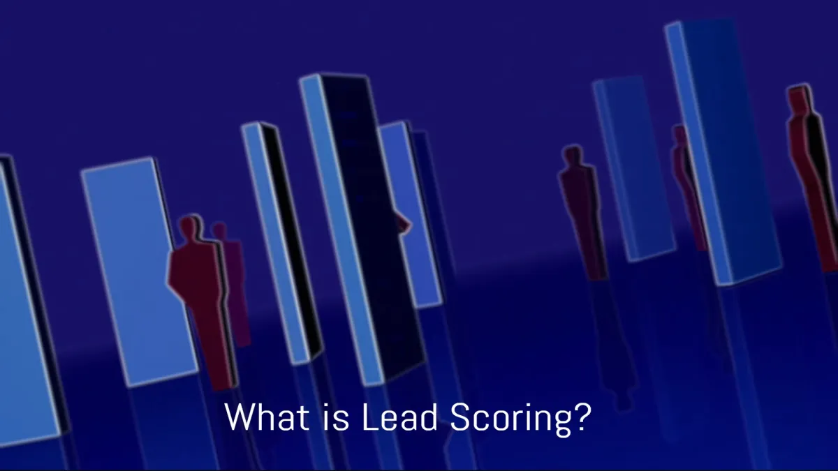 Thumbnail AI generated thumbnail image of men silhouttes and doors for What is Lead Scoring