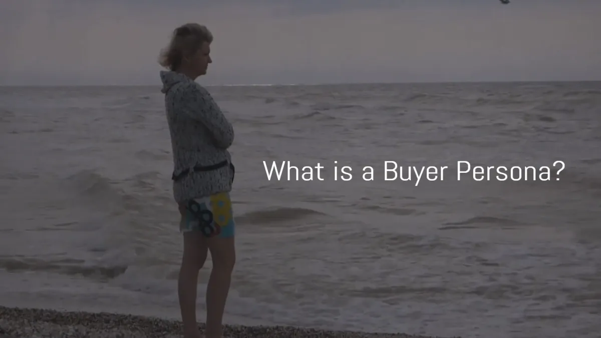Thumbnail image of What is a Buyer Persona with a woman on the beach watching incoming waves