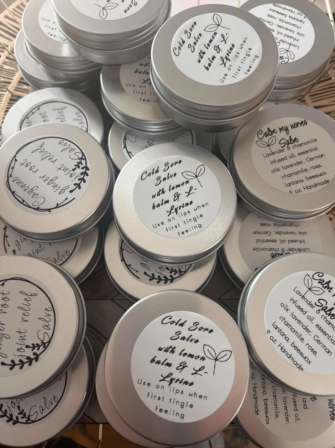 Calm My Nerves Salve in Bethlehem, PA by Intention Scents