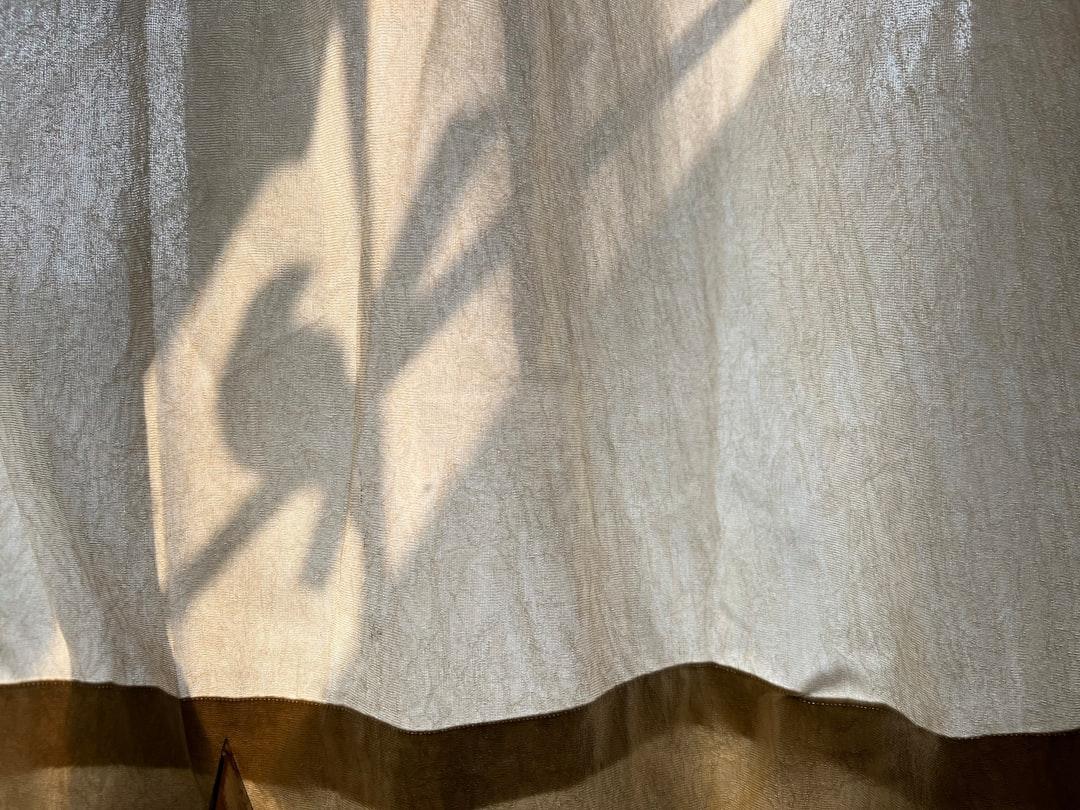 natural sunlight filtering through soft linen