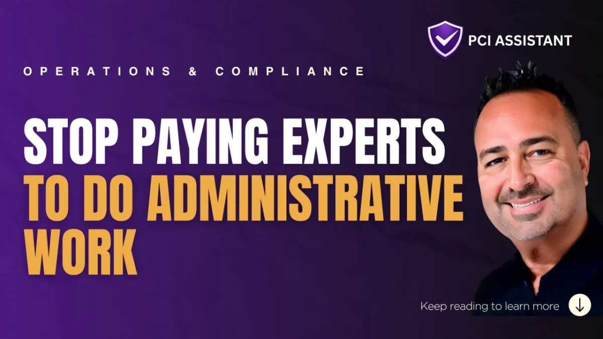Stop Paying Experts to Do Administrative Work