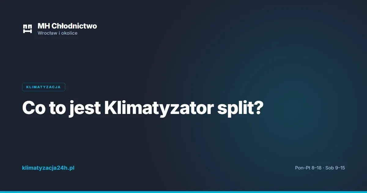Co to jest Klimatyzator split?