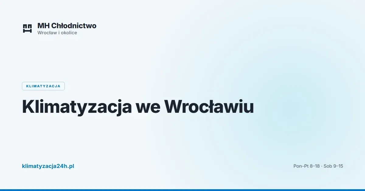 Klimatyzacja we Wrocławiu