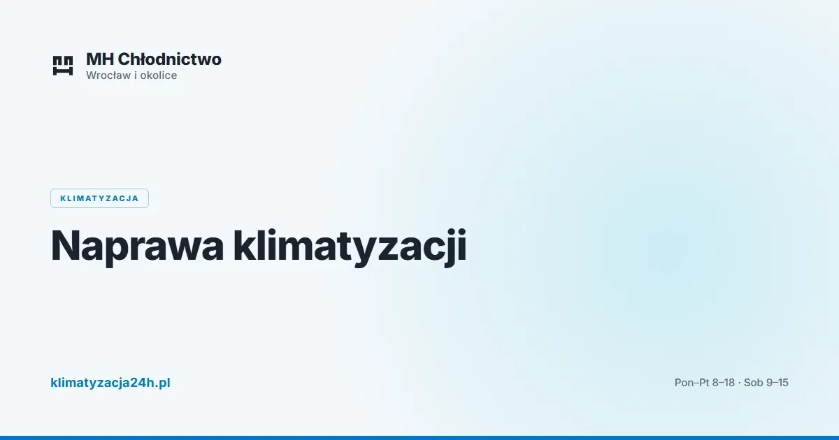 Naprawa klimatyzacji