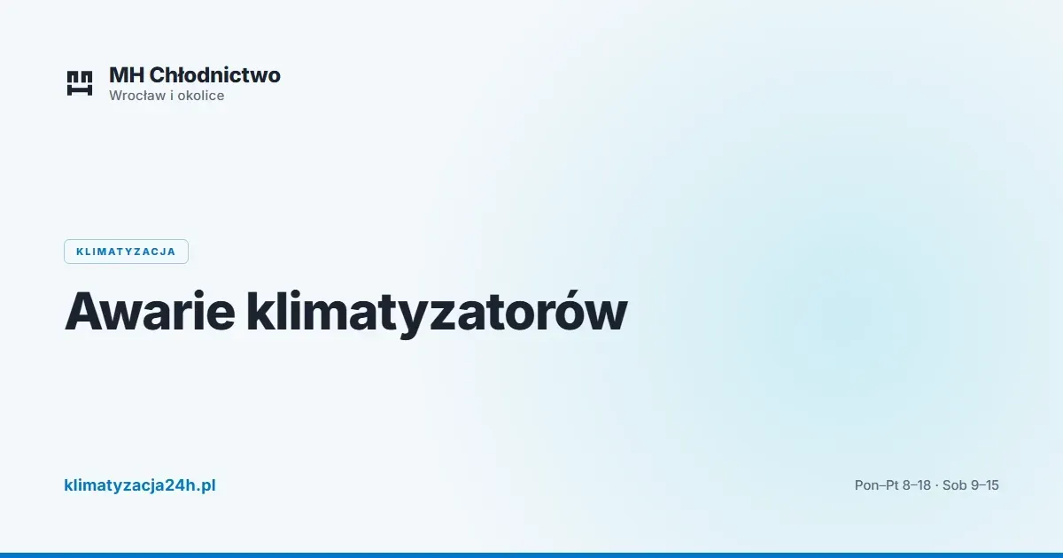 Awarie klimatyzatorów