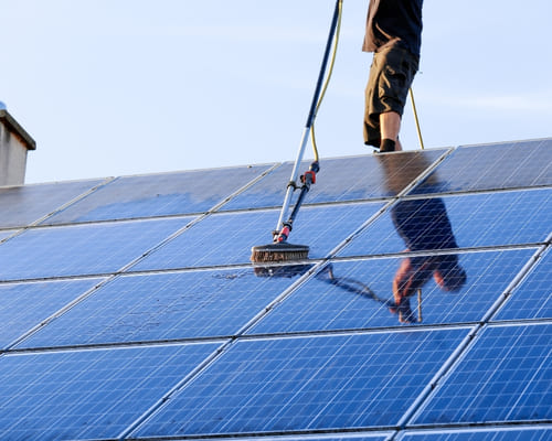 Solar Panel Cleaning in Clyde