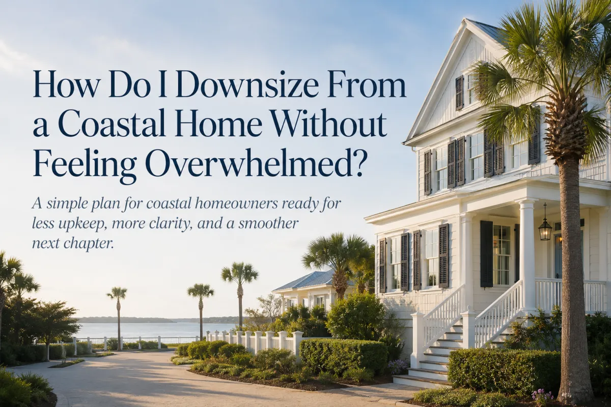 How Do I Downsize From a Coastal Home Without Feeling Overwhelmed?