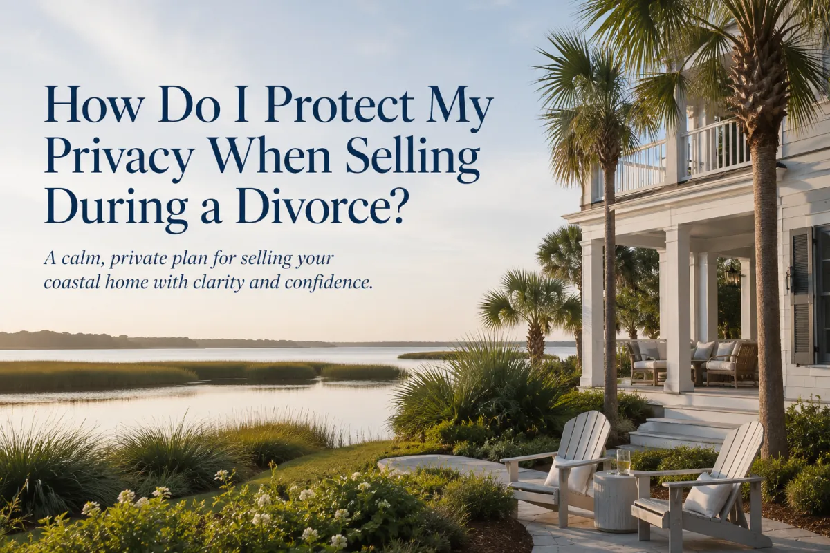 How Do I Protect My Privacy When Selling During a Divorce?